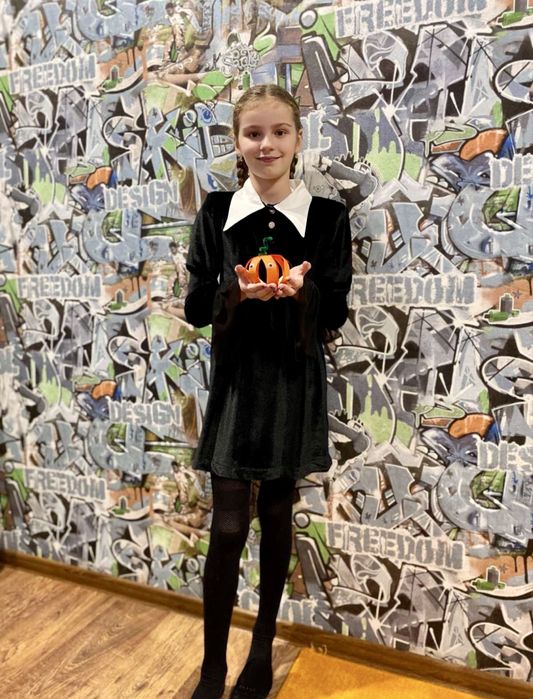 Сукня хеловін венздей zara 140 см