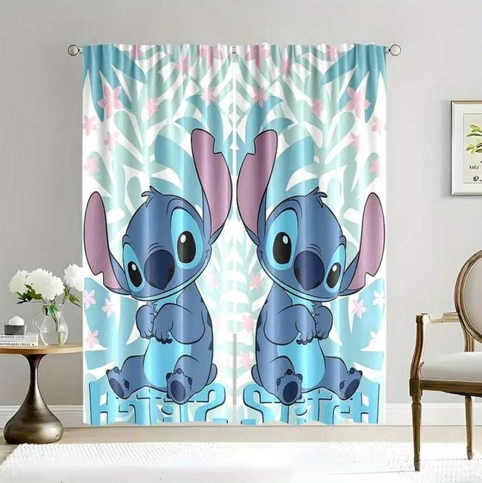 ZASŁONY 2D 75x166cm LILO&STITCH Lilo i Stitch Disney DLA DZIECI h203