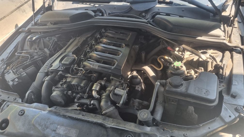 Комплект двигатель мотор бмв m57n2 d3 6hp28 e60 e61 e70 bmw разборка