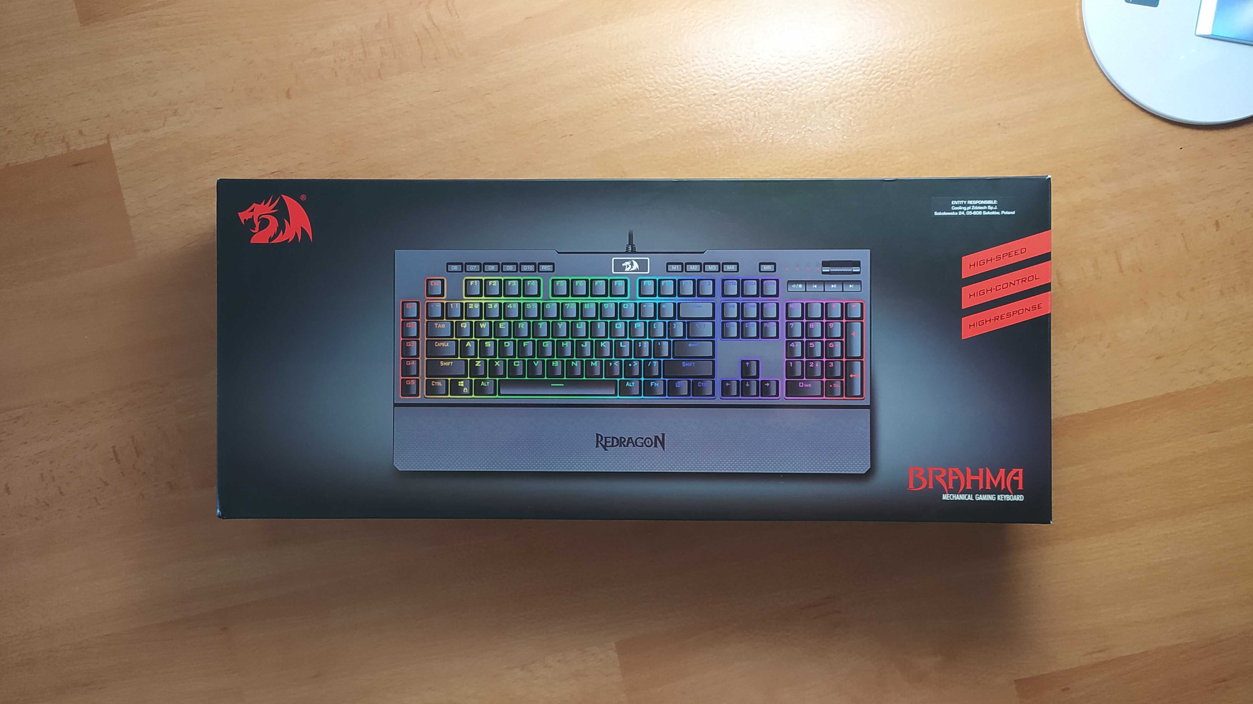 Klawiatura Redragon BRAHMA Mechanicza RGB