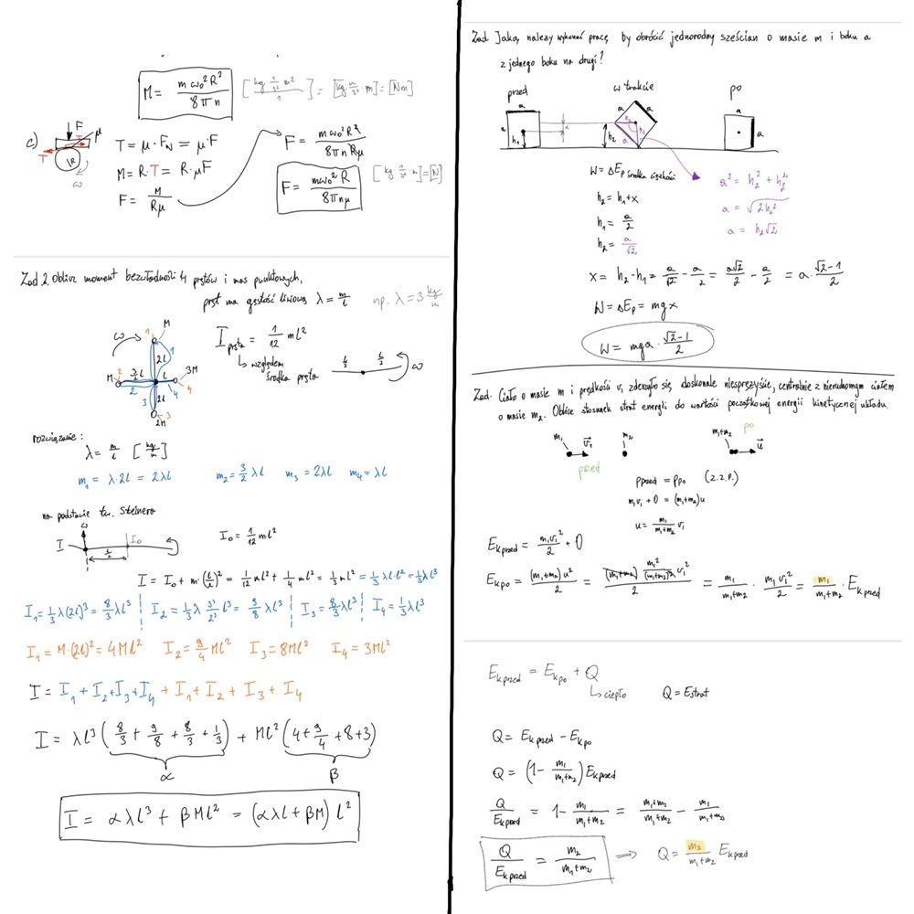 korepetycje FIZYKA, MECHANIKA, MATEMATYKA STUDIA s.podst., liceum