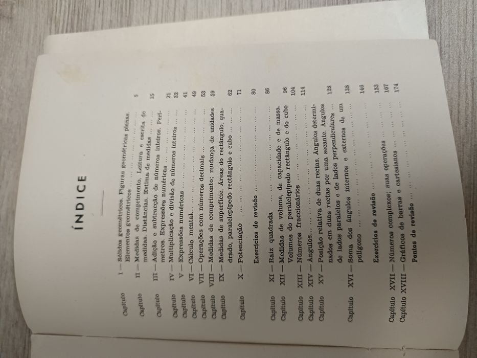 Livro de Exercícios de Geometria e Aritmética.1959