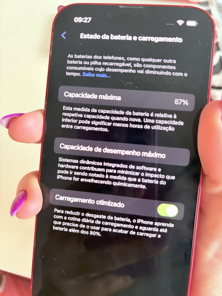 Iphone 11 red seminovo