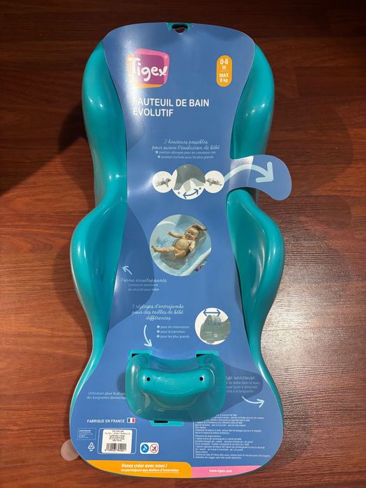 Cadeirão de banho evolutivo