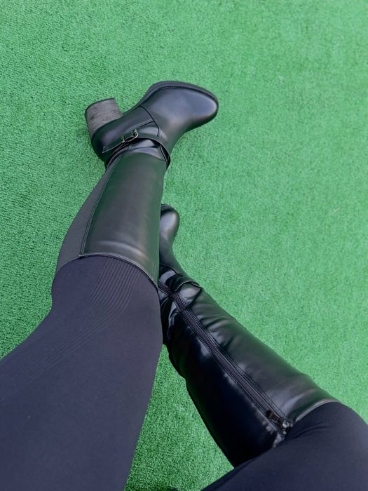 Botas cano alto com elastico - 36 ao 41