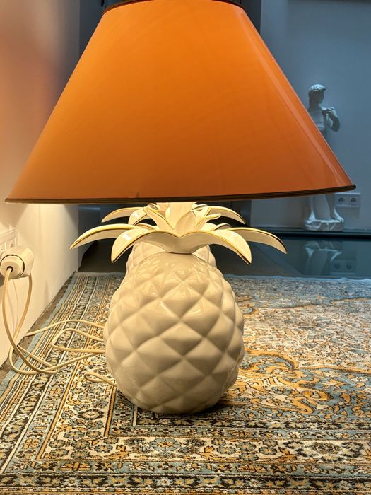 Para Designerskich Lamp Pineapple Włochy lata 1970te