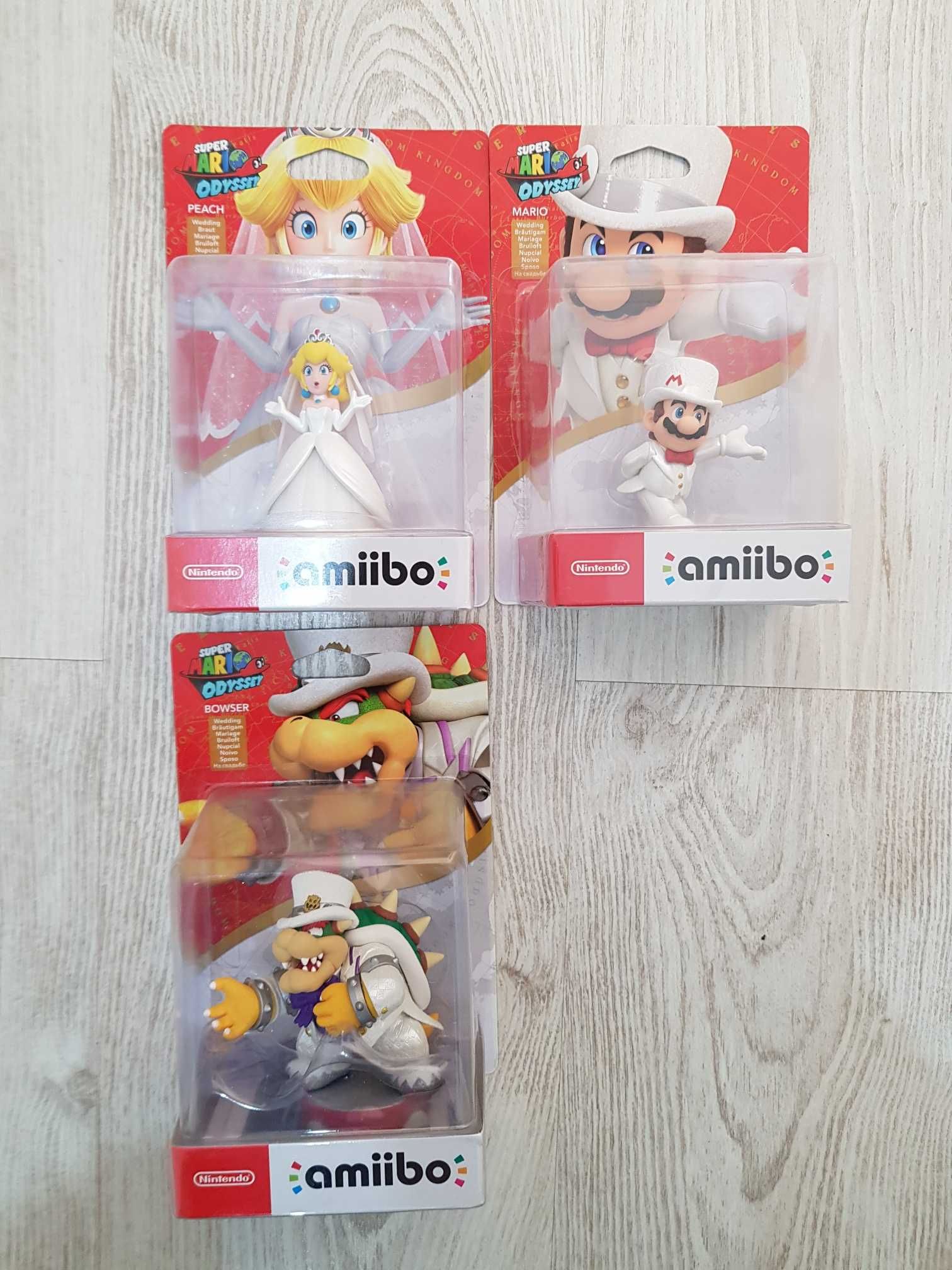 Coleção de amiibos selados