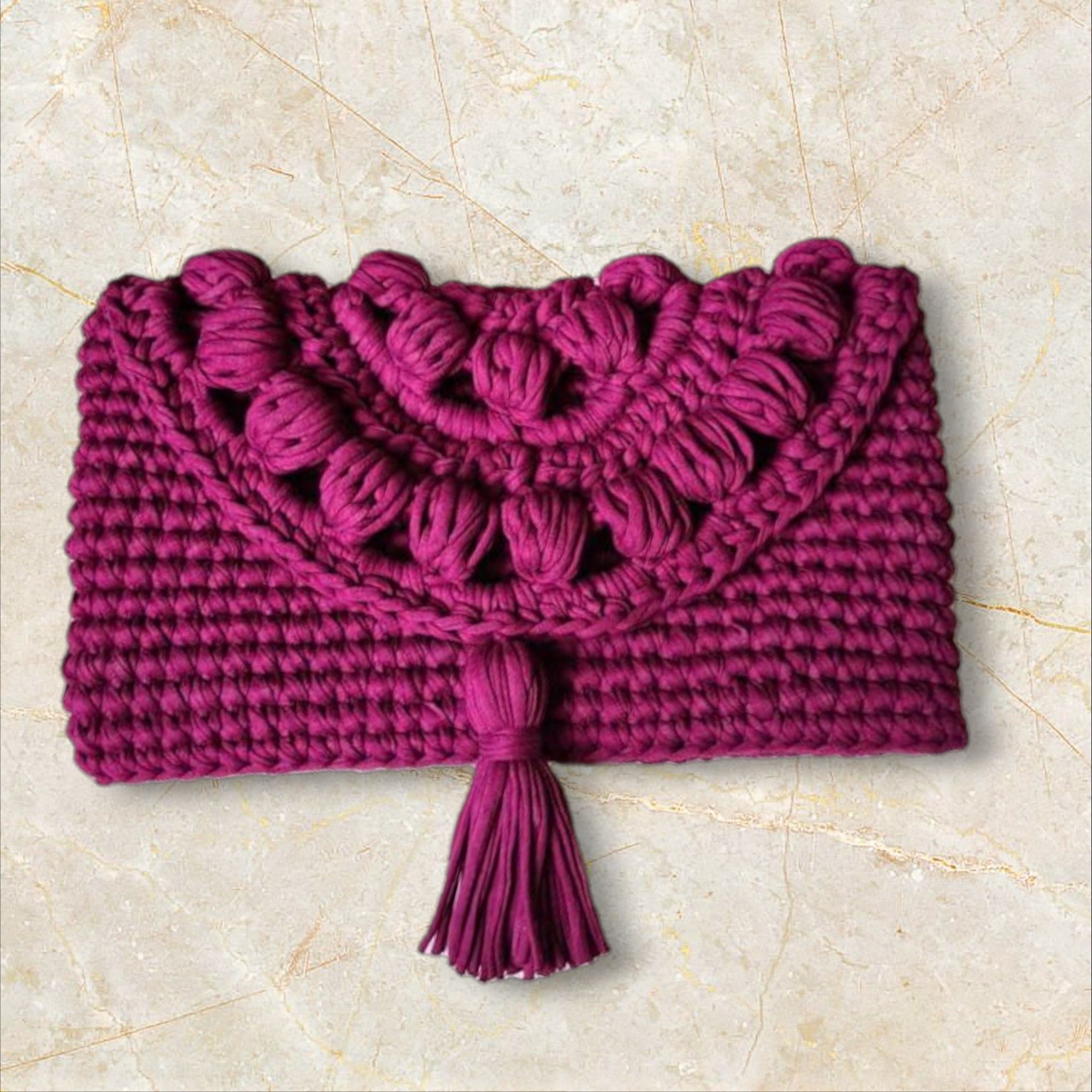 Bolsas crochê feitas por mim