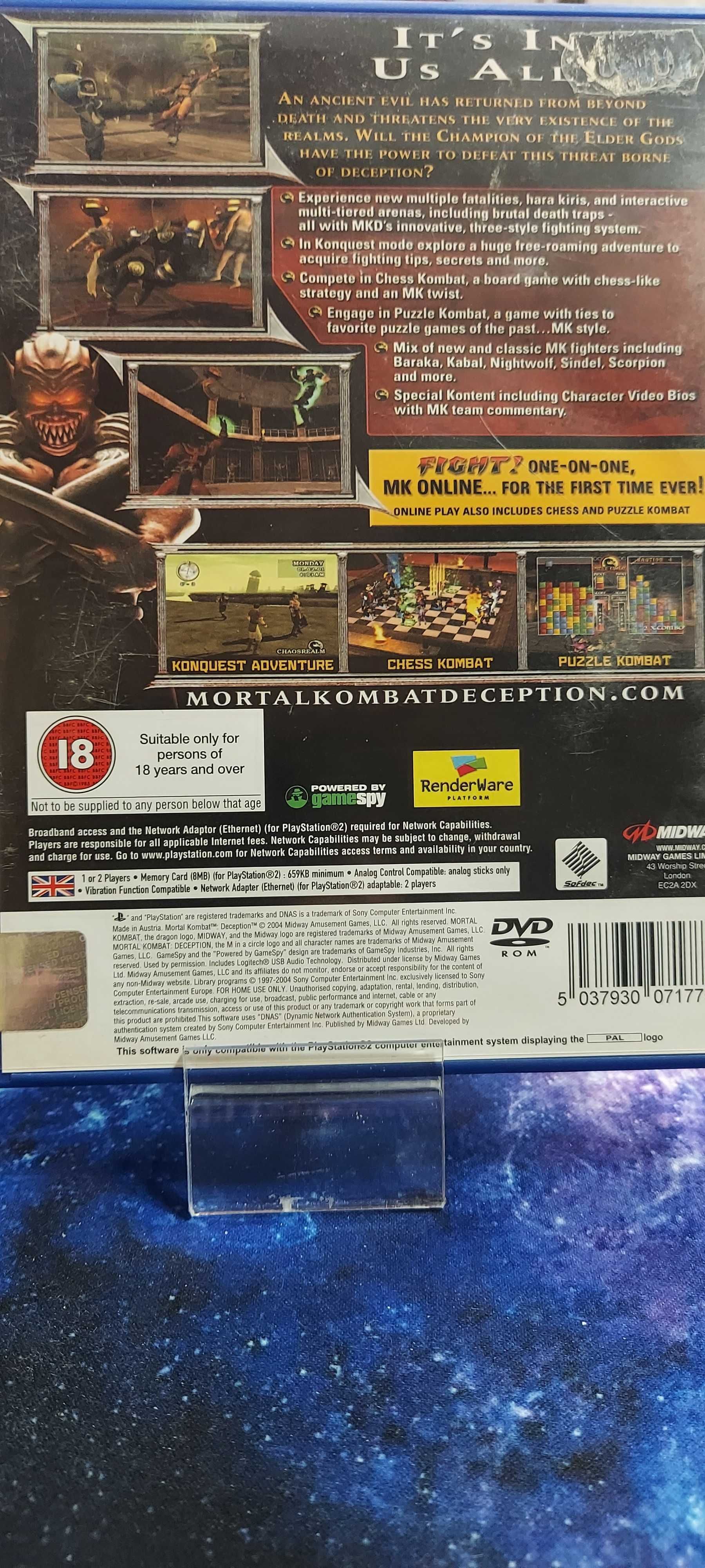 Mortal Kombat: Mystyfication PS2, Sklep Wysyłka Wymiana