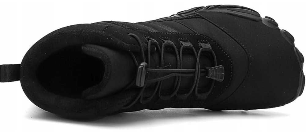 Buty śnieżne damskie/męskie Czarne boso wodoodporne zimowe ciepłe 38