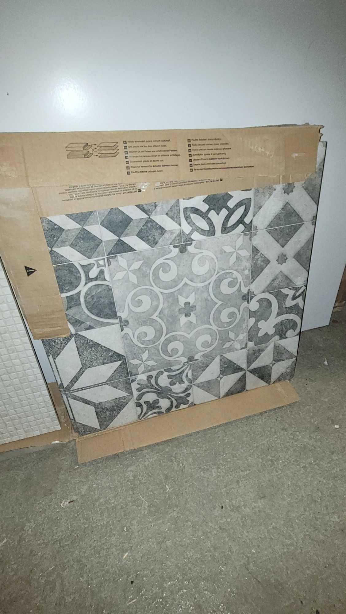 Płytki Patchwork Concrete Grey szare 5 sztuk