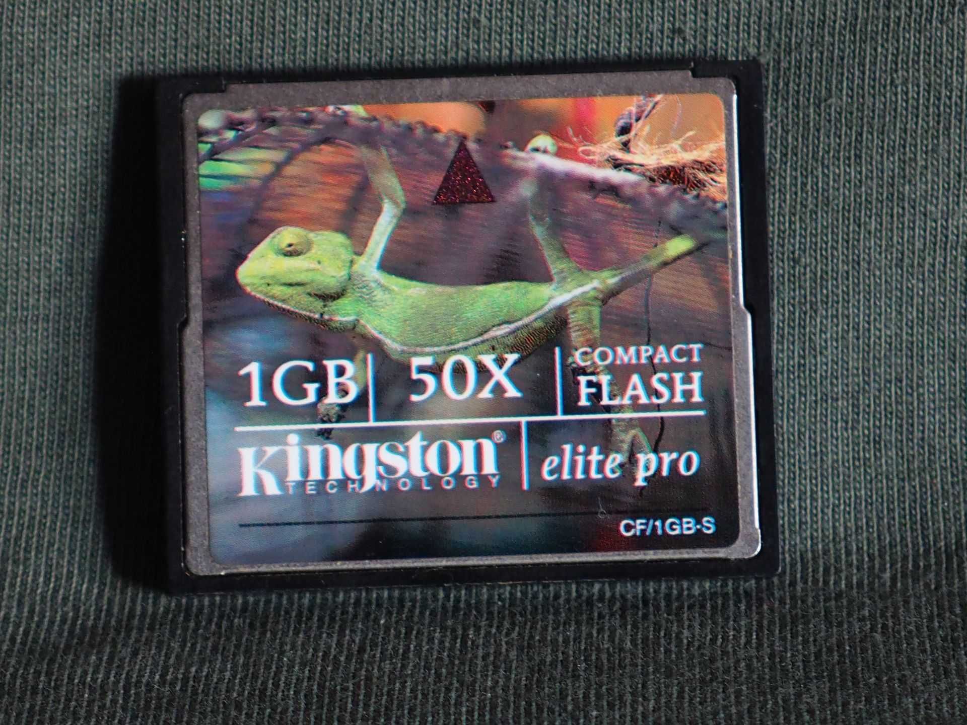 Karta pamięci CompactFlash Card Kingston Elite Pro CF 1Gb 50x.