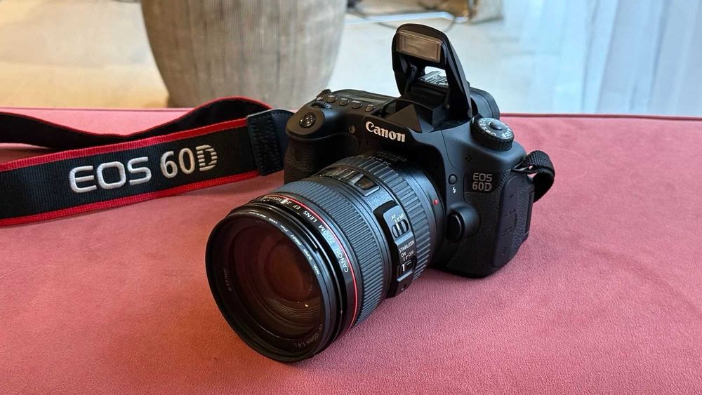 Canon Eos 60D + Obiektyw Canon EF 24-105 1:4 L IS USM, przebieg 8717