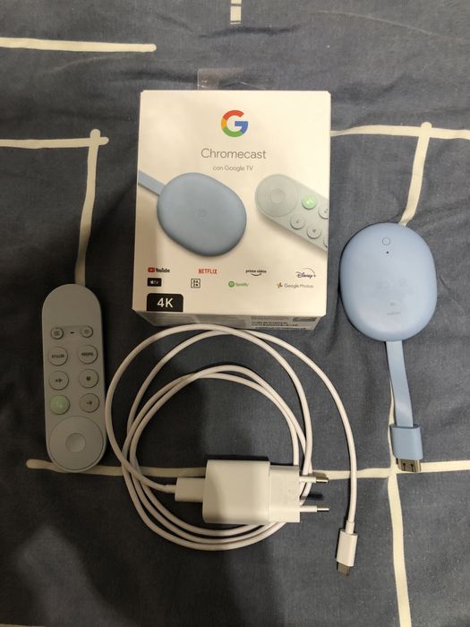 Odtwarzacz multimedialny Google Chromecast 4.0 4k z Google TV