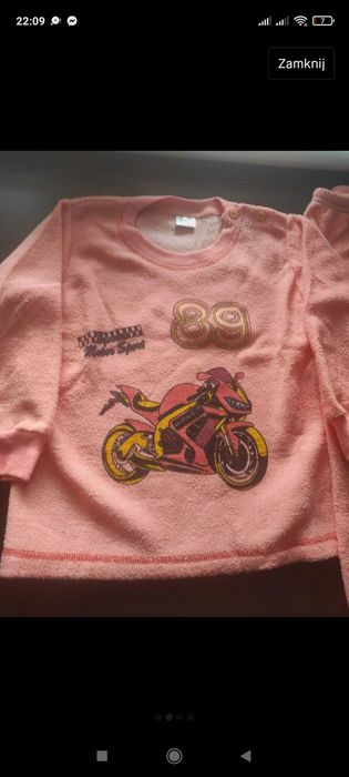 Piżamka z froty dla chłopca