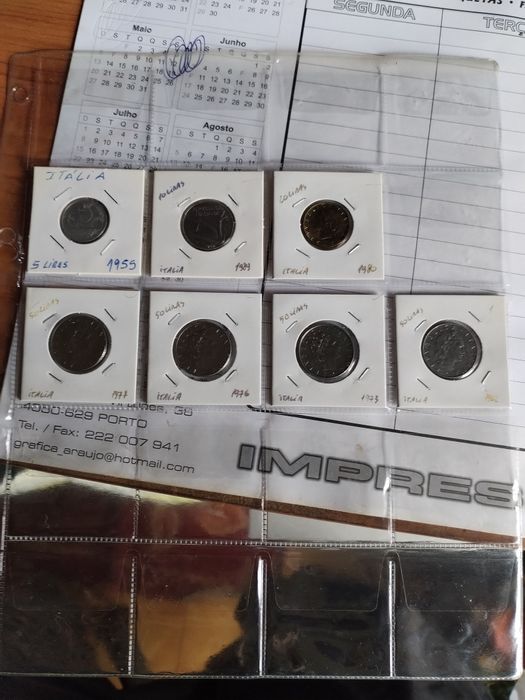 Moedas antigas de Itália