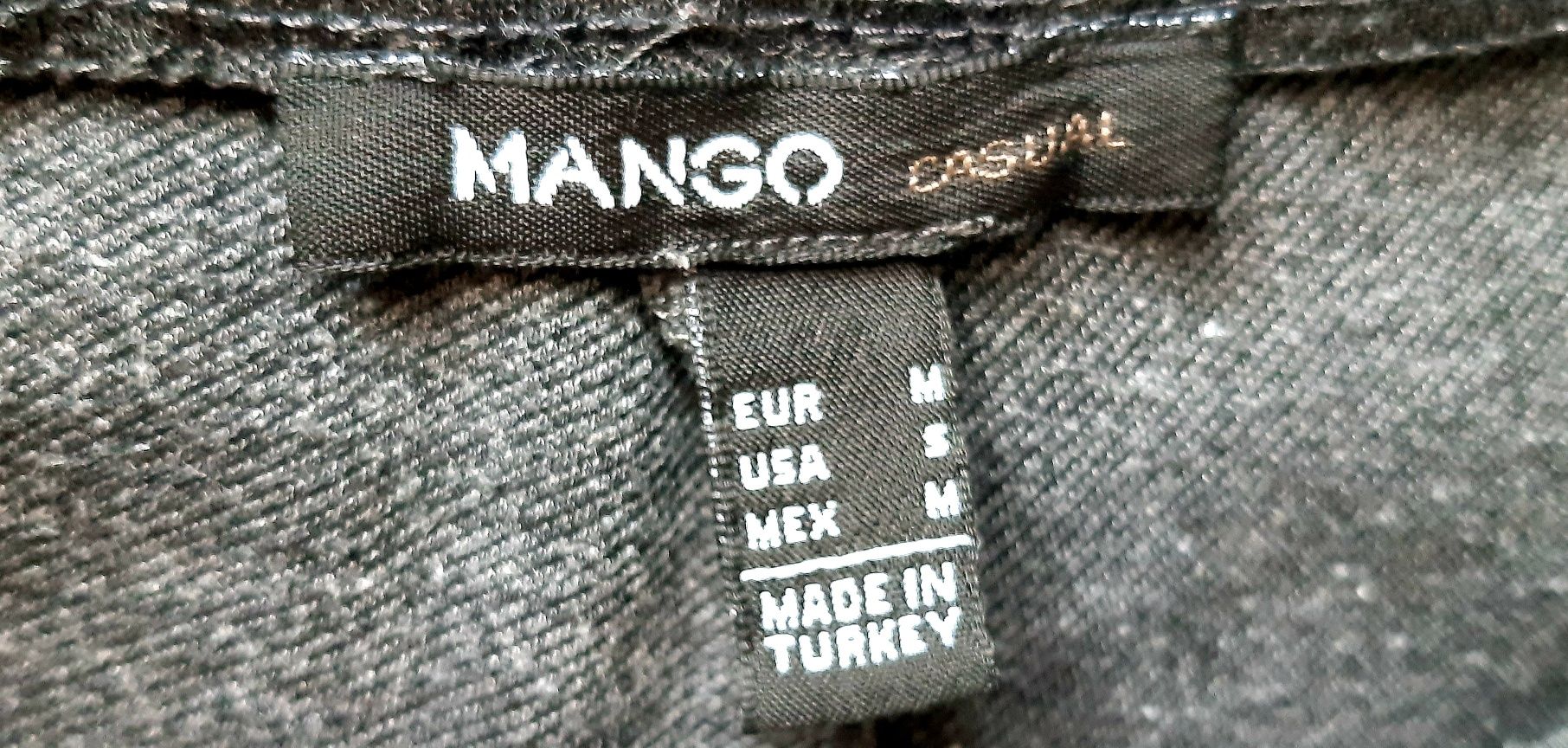 Spodnie legginsy damskie M szare firma MANGO jak nowe