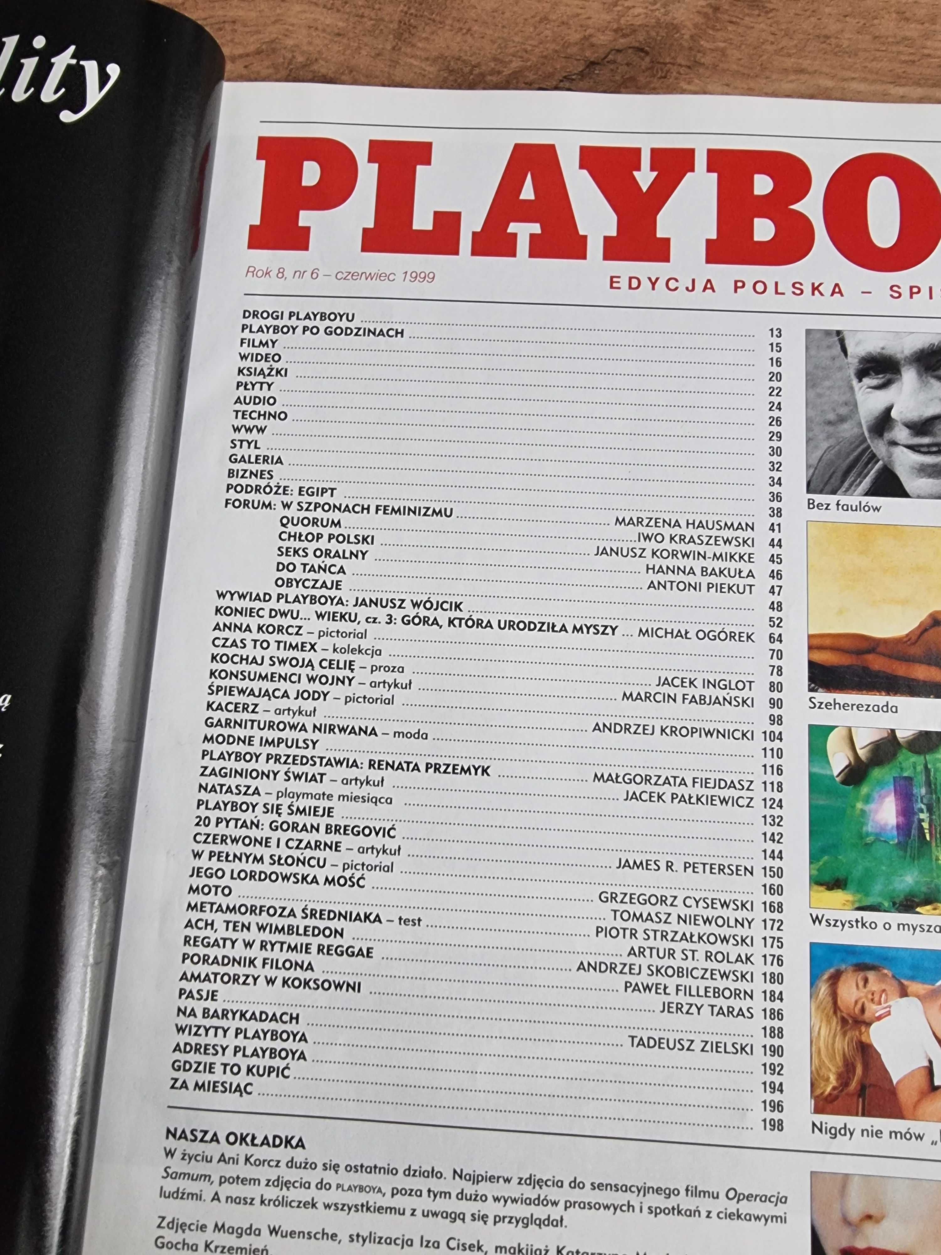 Playboy 6/1999 - Natasza Sokołowa, Anna Korcz, Jody Watley