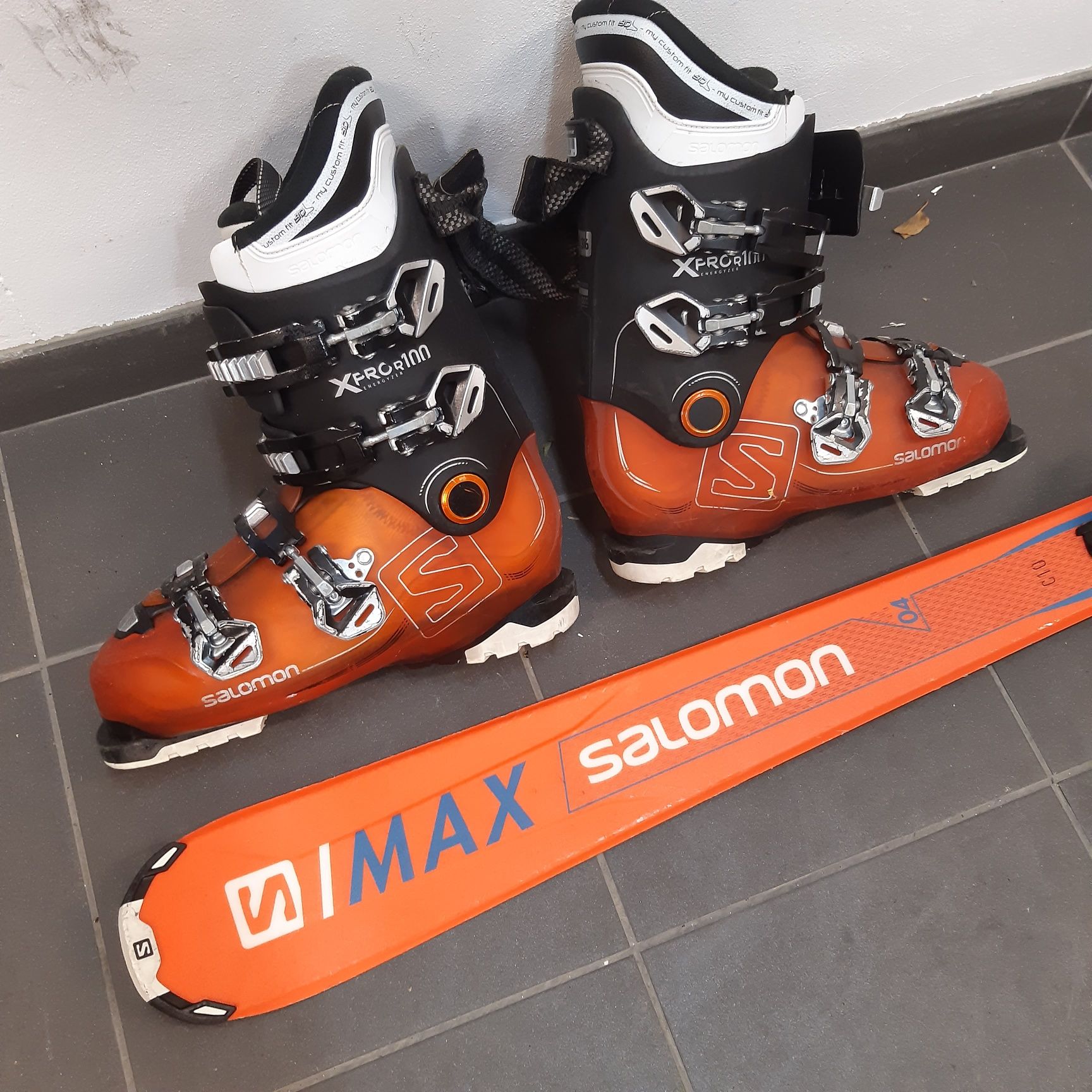 Narty Salomon Smax 165cm z wiązaniami Salomon