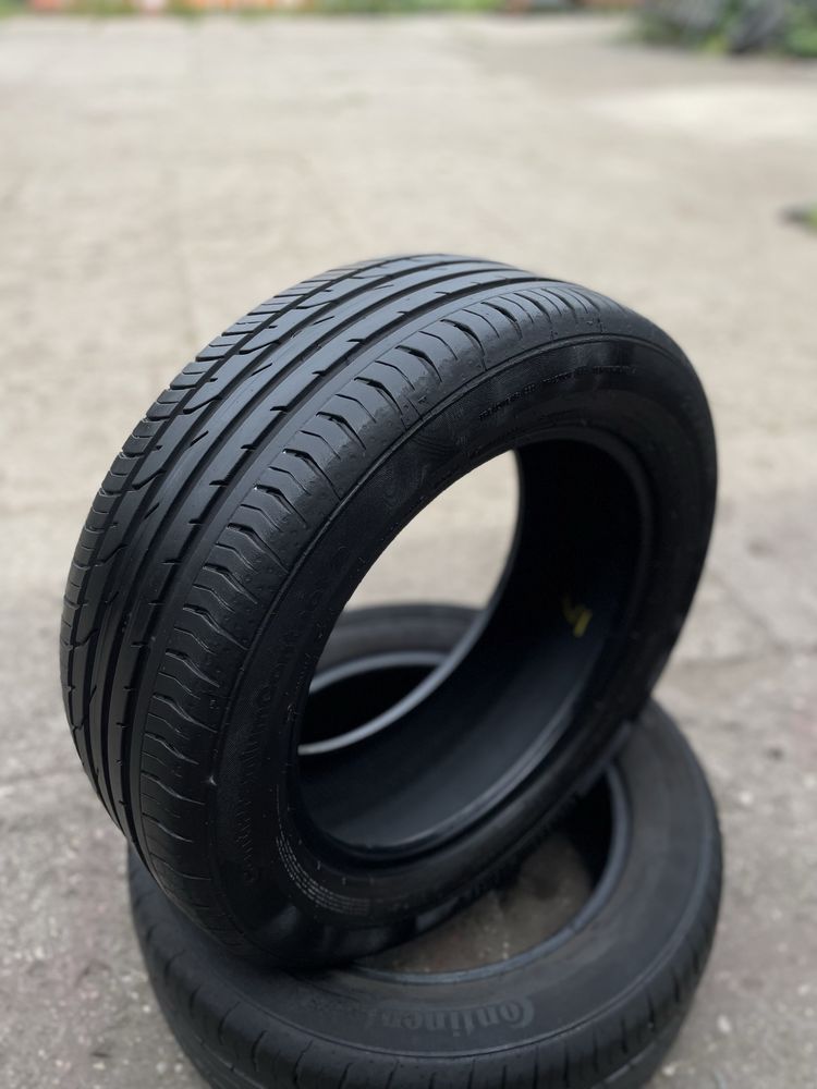 Opony Continental 215/55r16 ContiPremiumContact2 - 2szt letnie uzywane