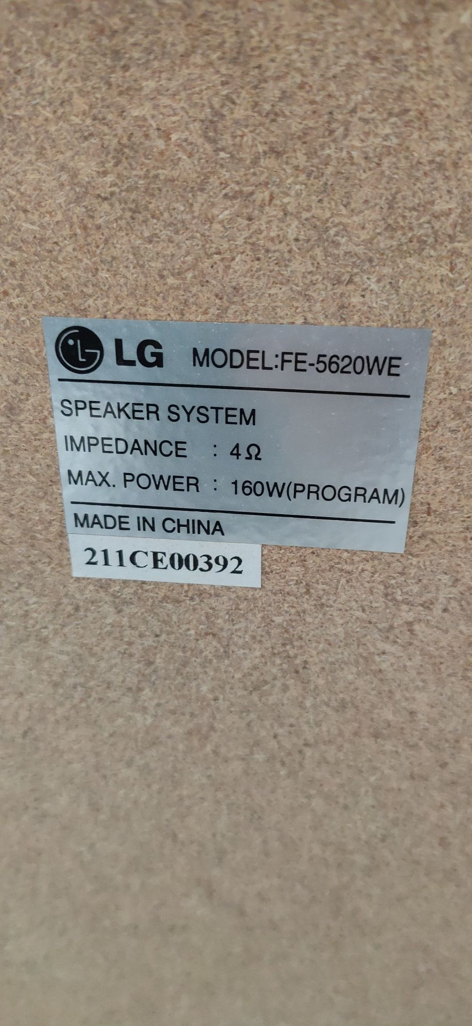 Sistema de som LG