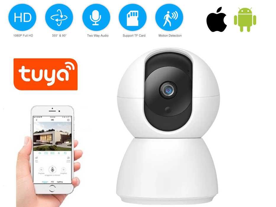 Alarme Tuya sem fios GSM/WiFi/Câmara/Gás Android/iOS PT (NOVO)