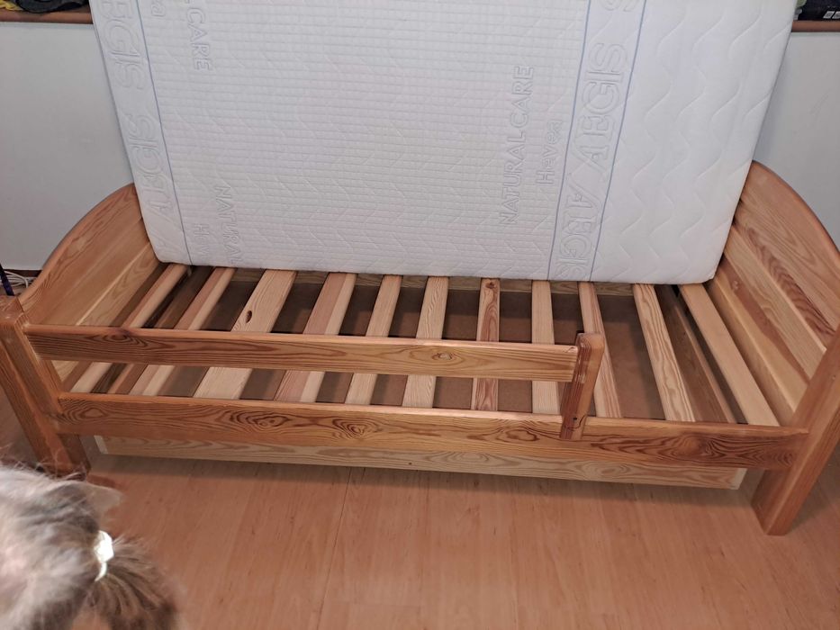 Łóżko dziecięce sosnowe 160×80