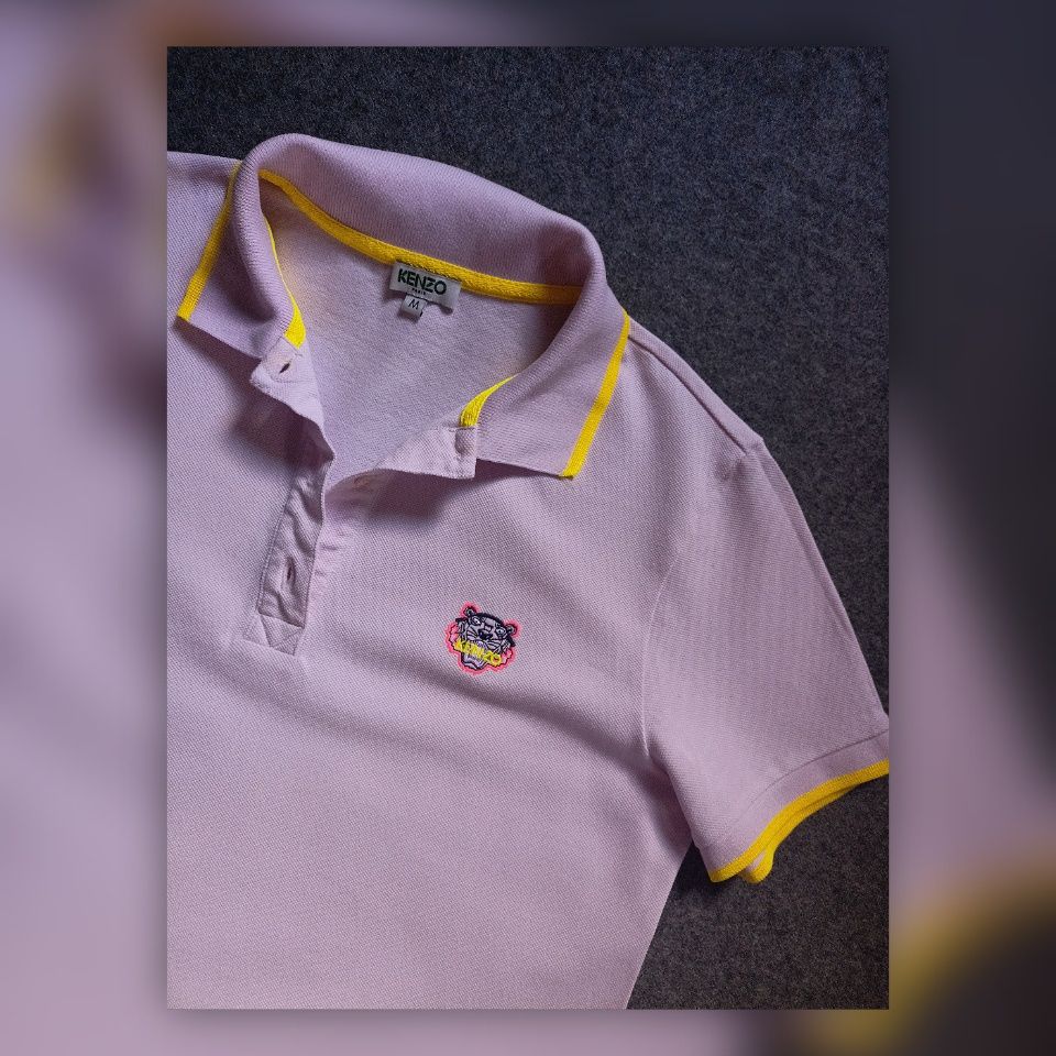 Kenzo różowe polo M 38