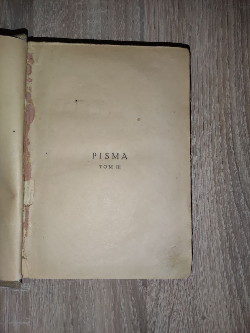 Książka z 1922 r ' Pisma tom 3 nowele Sieroszewski
