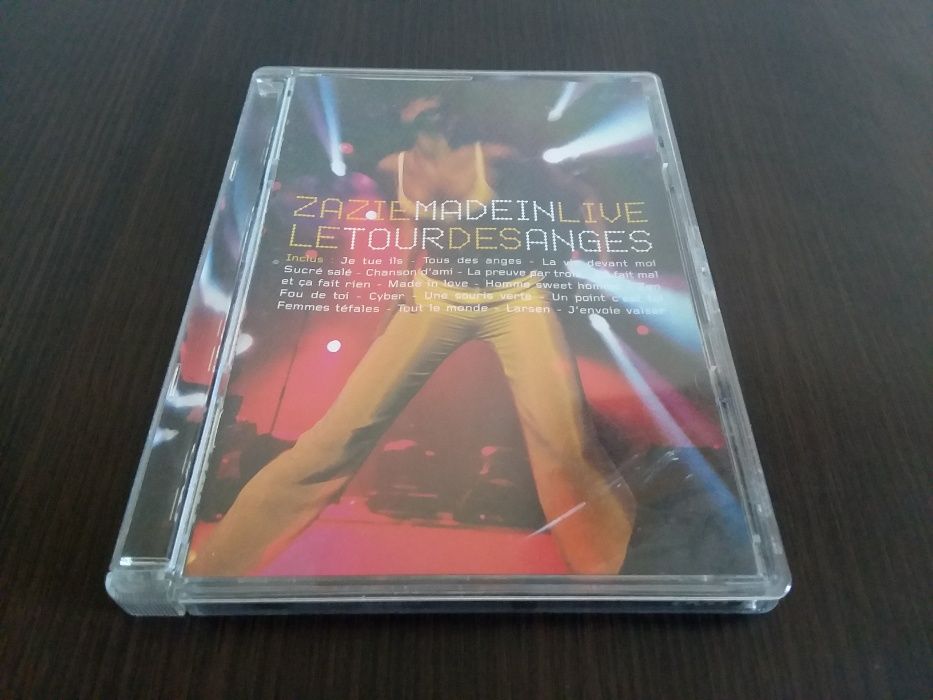 Фирменный DVD диск концерта Zazie Made in Live Tour des Anges Франция