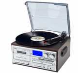 Odtwarzacz JORLAI RETRO Gramofon CD/Kaseta Radio FM/AM Bluetooth