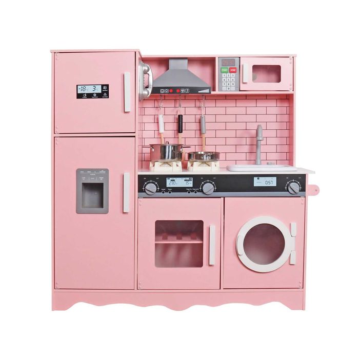 Кухня дитяча деревяна AVKO Modena Pink зі звуком і світлом