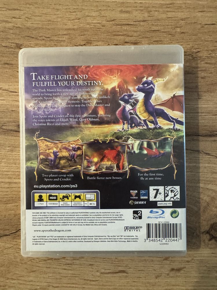 The legend of the spyro PS3
