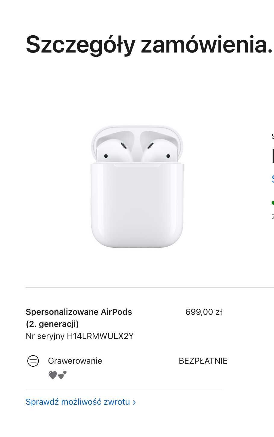 AirPods 2 original Zapieczętowane, gwarancję