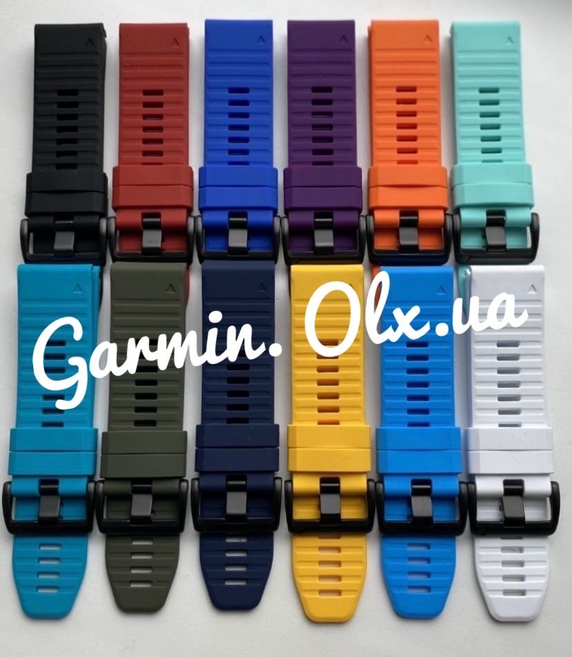 Ремешок  силиконовый QuickFit 22,26 для часов Garmin