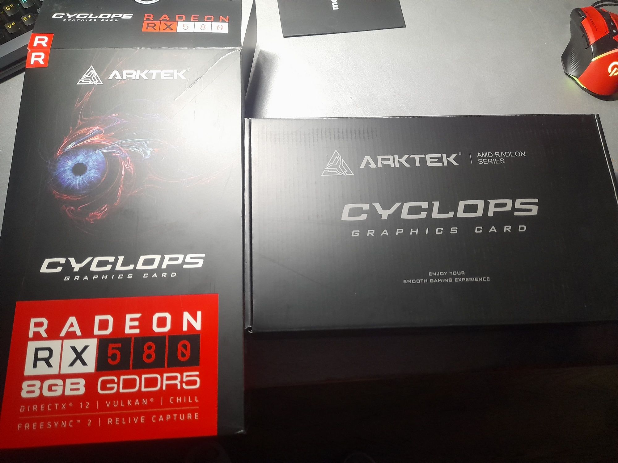 Відеокарта ARKTEK RX 580 8GB. Ще на гарантії