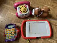 Kręgle, Kalkulator, tablica zmywalna, telefon, latarka Fischer-Price