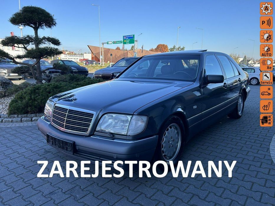Mercedes-Benz Klasa S podgrz. fotele, szyberdach, tempomat, klimatronic, skóra, xenon