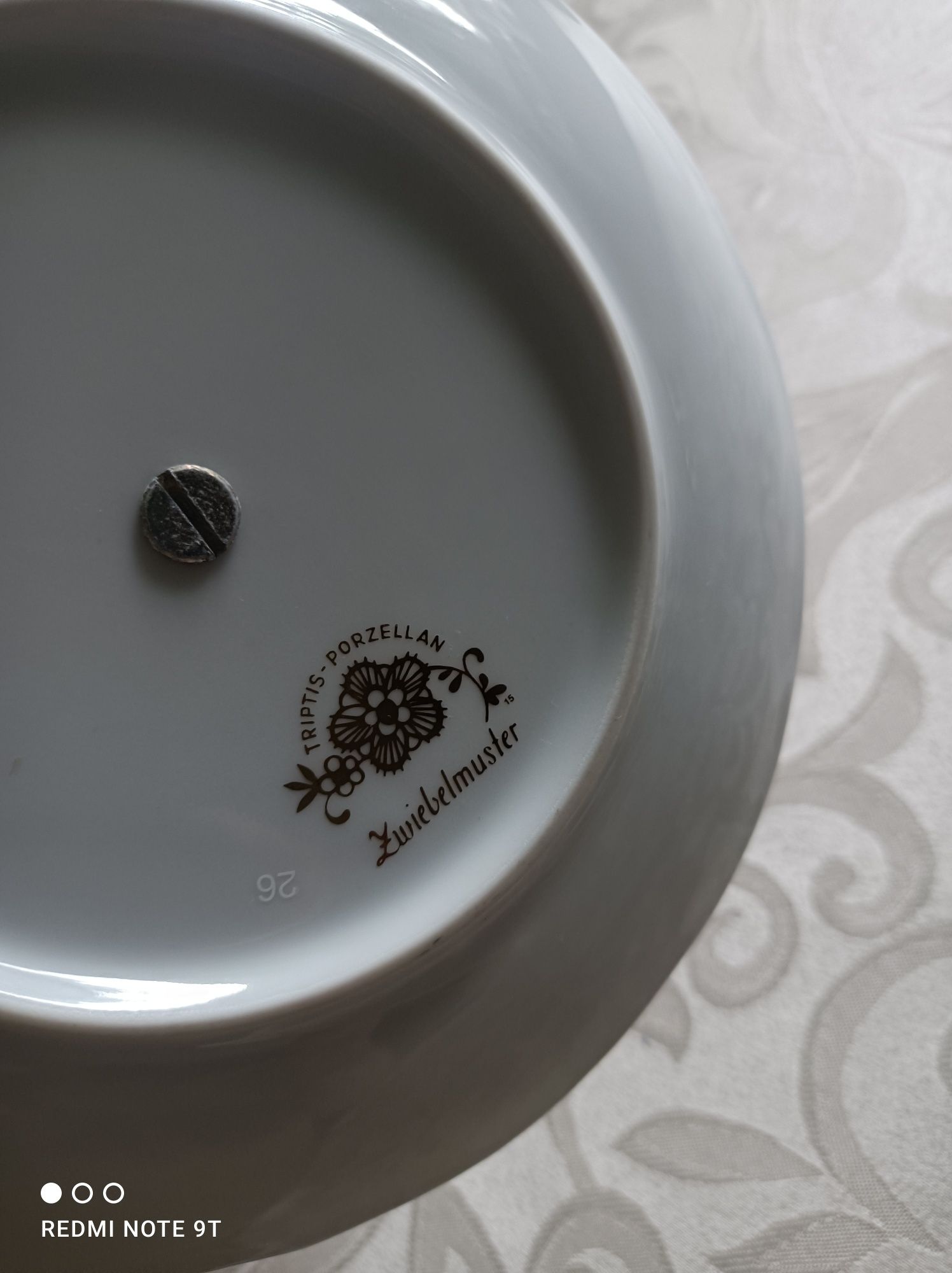 Patera dwupiętrowa porcelana Triptis