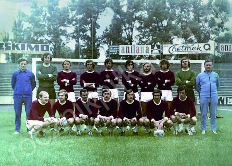 Pocztówka - Sezon 1973/74 ŁKS Łódź