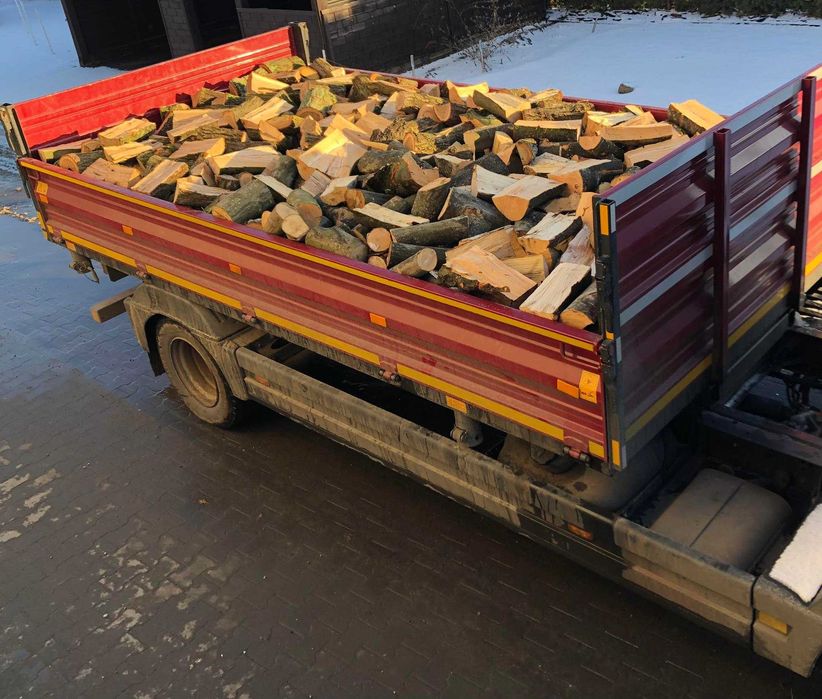 Drewno kominkowe i opałowe z transportem Skrzynno