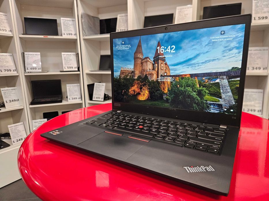 Lenovo ThinkPad T14 14,1" AMD Ryzen 4650U 16GB 256SSD Win11 Faktura GW