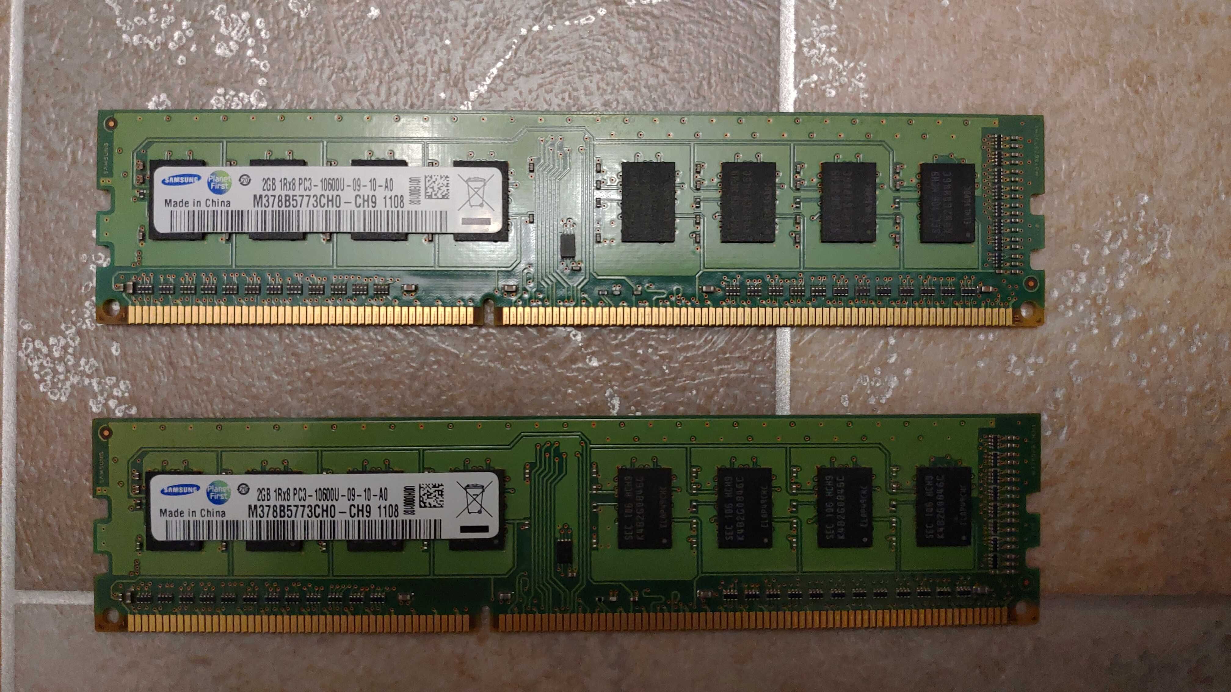 Samsung 2x2 GB DDR3 1333 MHz (M378B5773CH0-CH9)