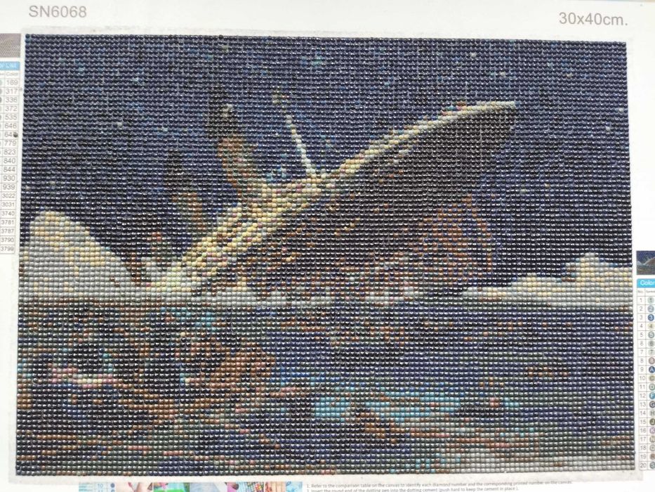 haft diamentowy (gotowy) Titanic