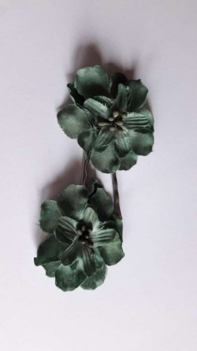 Obniżka - Orginalne spinki flowers green z UK