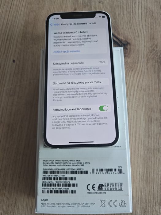iPhone 12 mini 64gb White