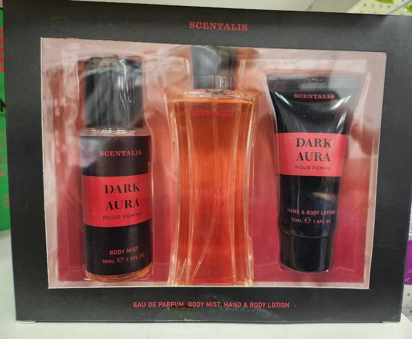 Zestaw perfumy mgiełka do ciała balsam do ciała