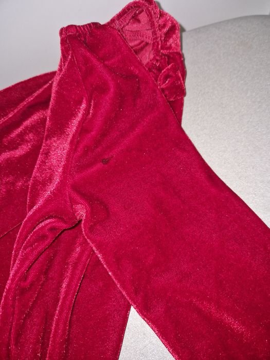 Sukienka dziewczęca świąteczna czerwona r. 86 Lindex 12-18 miesięcy