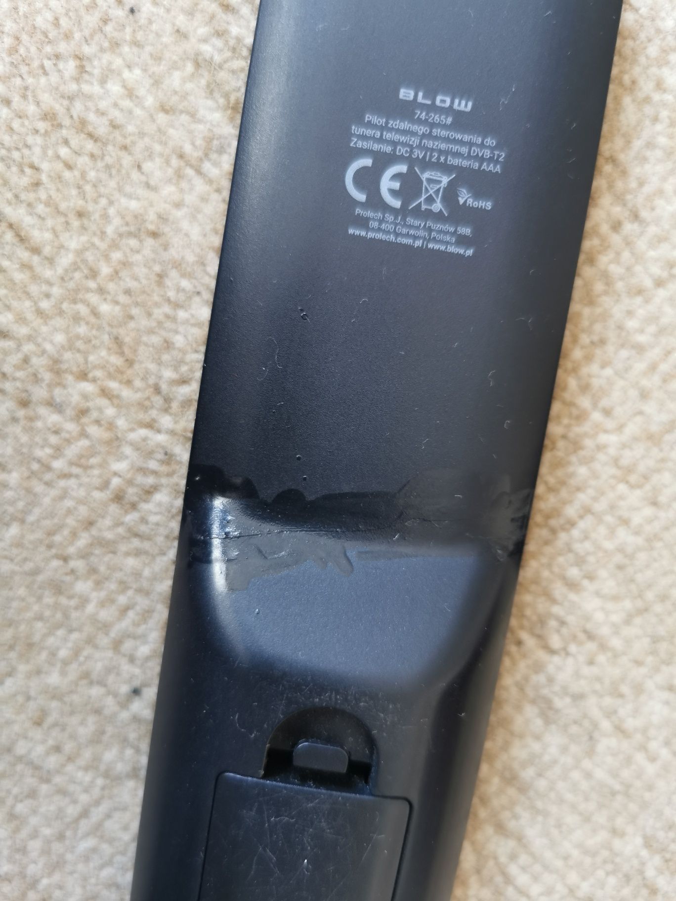 Dekoder Blow 4625 FHD DVB-T2 telewizji naziemnej, kabel hdmi