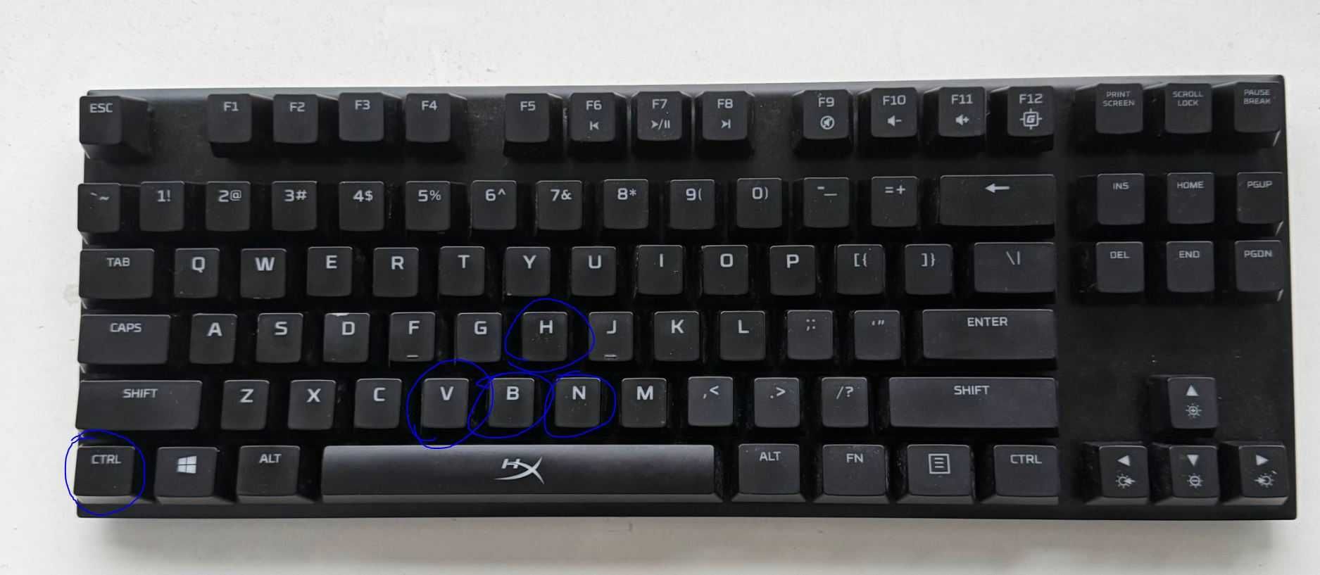 Hyperx alloy fps pro (cherry mx red)